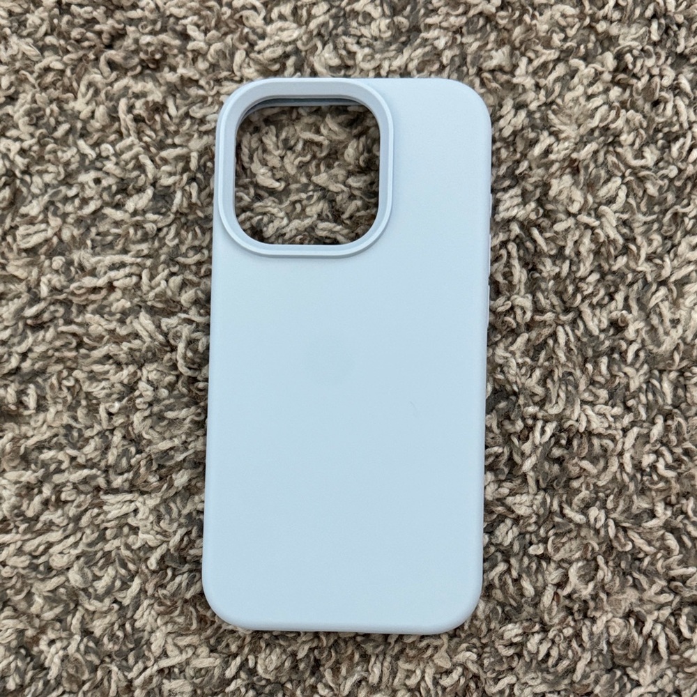 Light blue iPhone 15 pro case